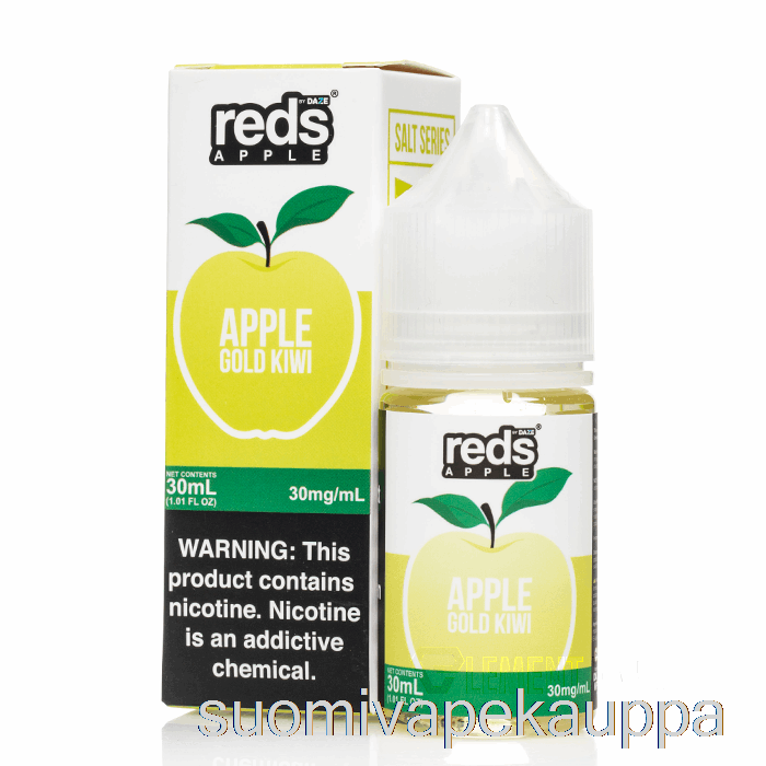 Vape Kauppa Kulta Kiivi - Reds Omena E-mehu - 7 Daze Suolaa - 30ml 30mg